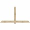 Ekena Millwork Eugene Rough Sawn Timber Gable Bracket, Douglas Fir, 96"W x 52"H x 6"D x 6"F, 13/12 Pitch GBW096X52X0606EUG00RDF - alternate 1